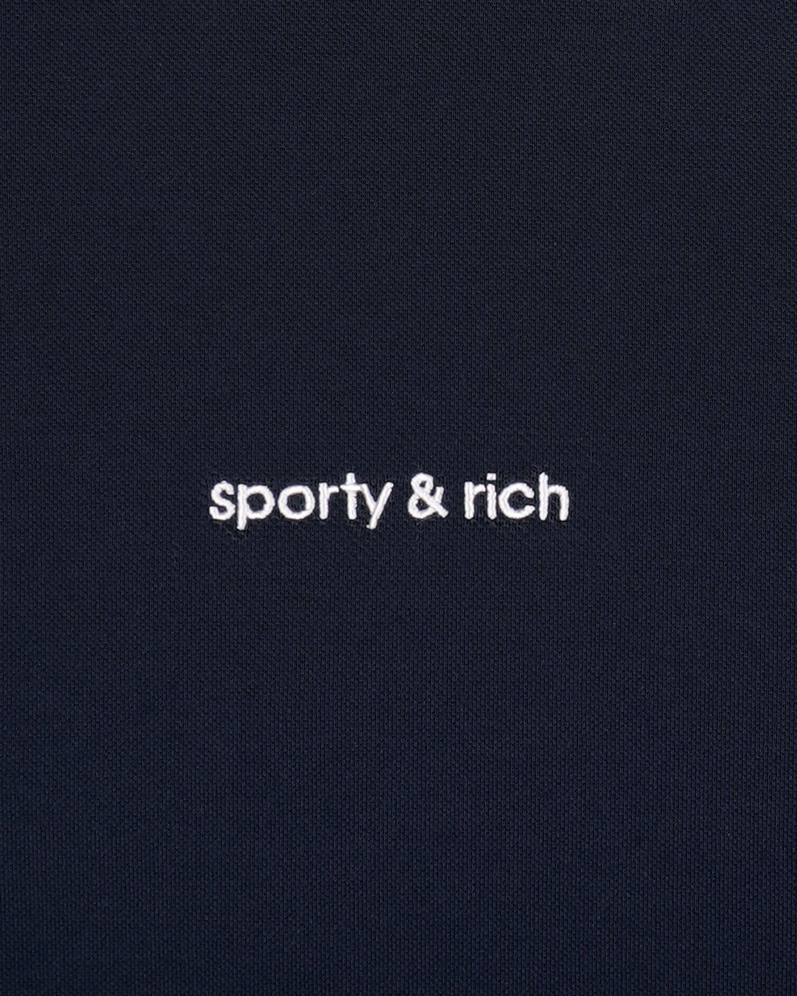 Adidas Pique Polo - Navy/White – Sporty & Rich