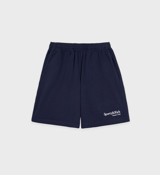 Play Tennis Gym Short - Navy/White