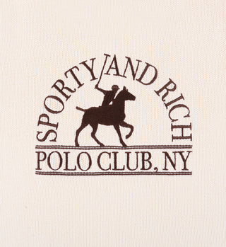 Polo Club Knitted Sweater - Cream/Chocolate