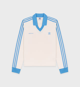 Soccer Jersey - Cream/Baby Blue