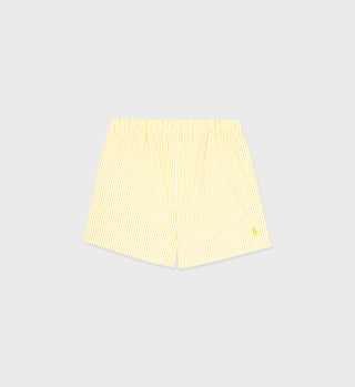SRC Poplin Short - Yellow Striped