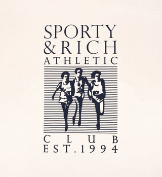 Racers T-Shirt - Cream/Navy