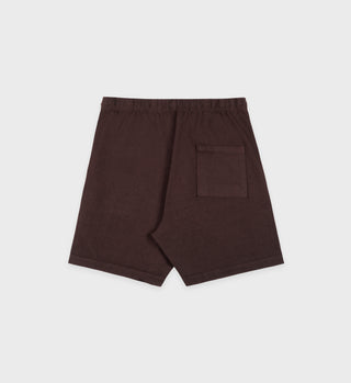 Riding Club Gym Short - Chocolate/Cream