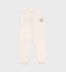 Riding Club Sweatpant - Cream/Chocolate