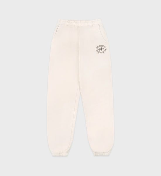 Riding Club Sweatpant - Cream/Chocolate