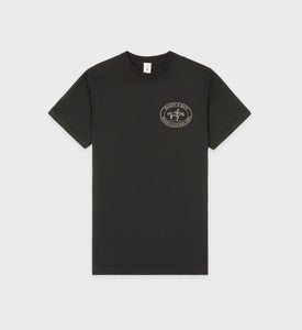 Riding Club T-Shirt - Faded Black/Cream