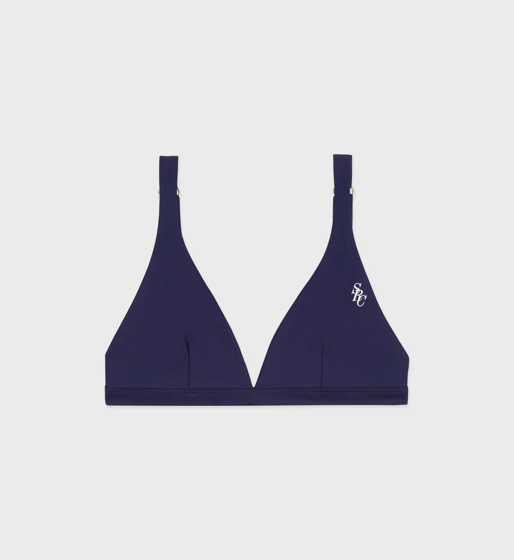 Romy Bikini Top - Navy – Sporty & Rich