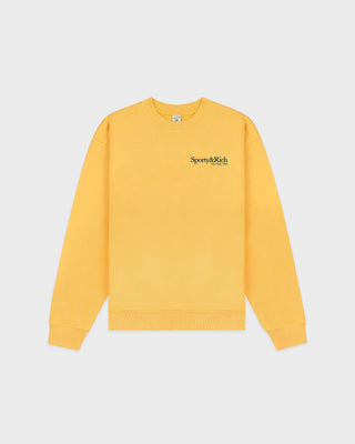 Run Club Crewneck - Faded Gold/Navy