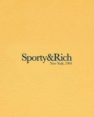 Run Club Crewneck - Faded Gold/Navy