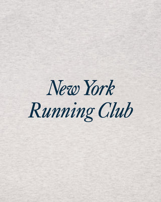 Run Club Crewneck - Heather Gray/Navy