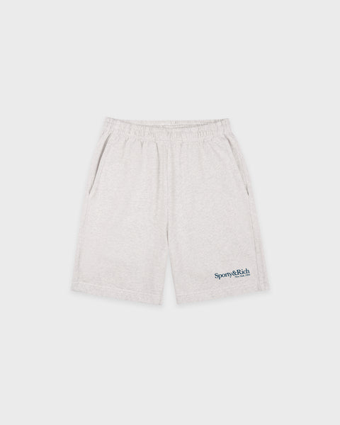Run Club Gym Short - Heather Gray/Navy