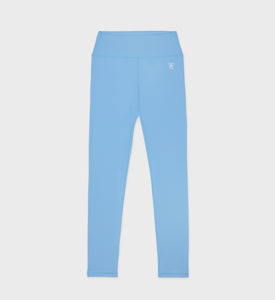Runner Legging - Atlantic/White