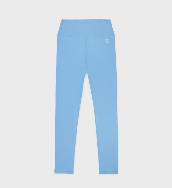 Runner Legging - Atlantic/White