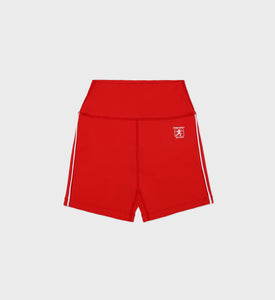 Runner Box Biker Short - Sports Red/White