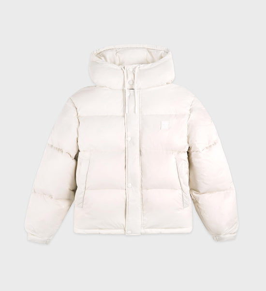 Running Woman Puffer Jacket - Off White