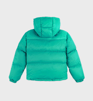 Running Woman Puffer Jacket - Spring Green