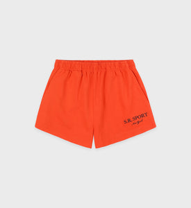 S.R. Sport Disco Short - Squash/Chocolate