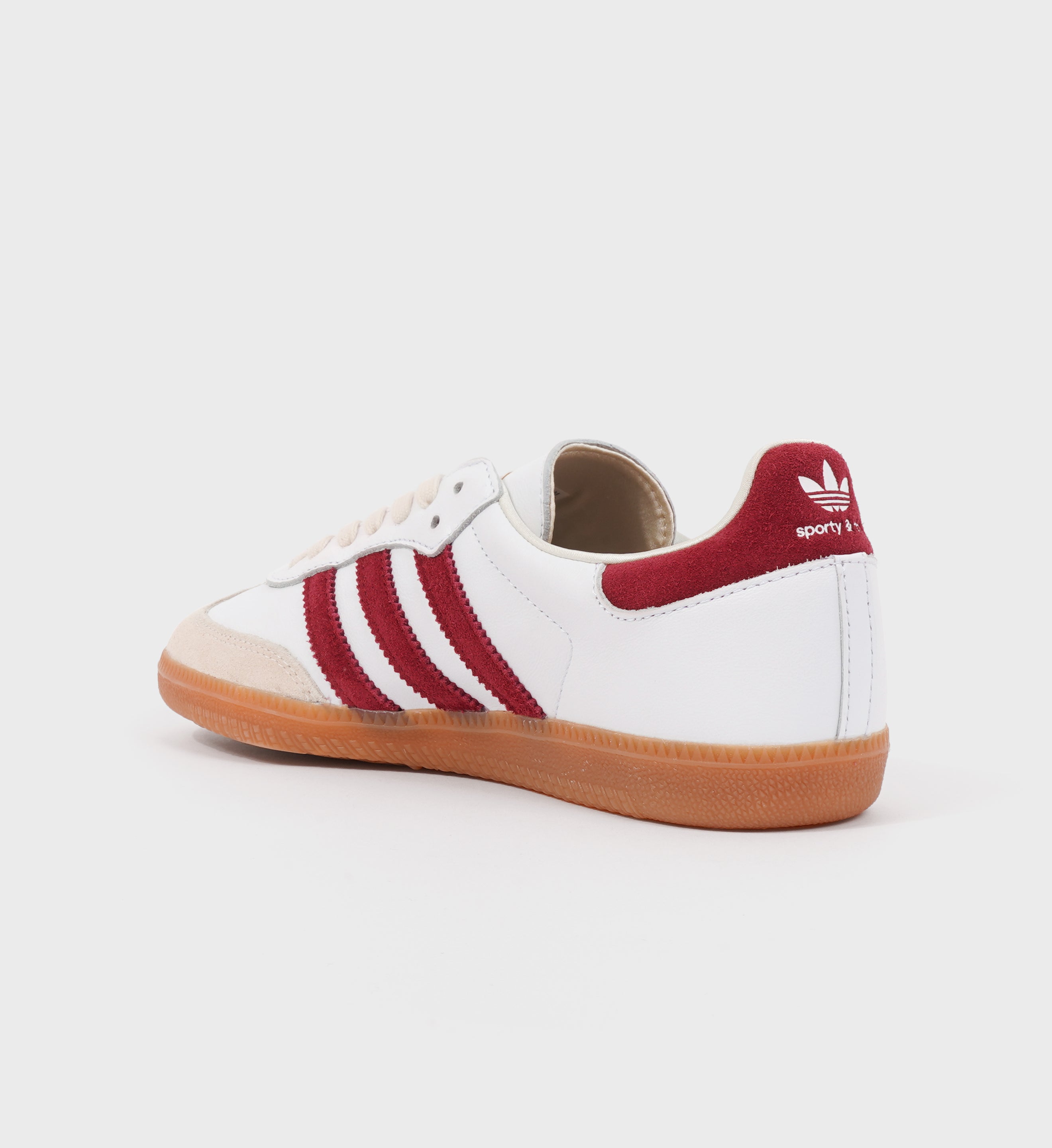 Samba - White/Merlot – Sporty & Rich