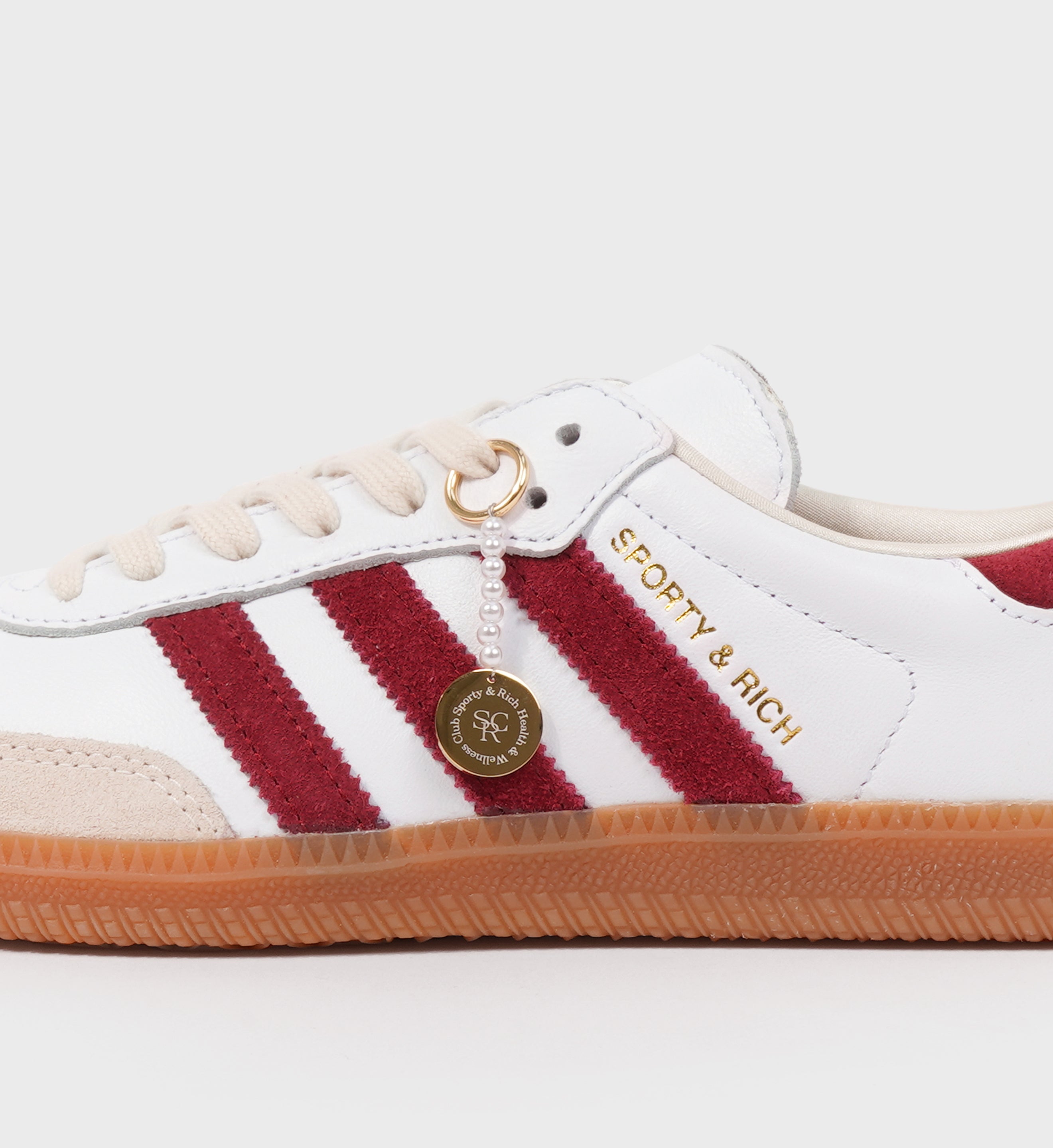 Samba - White/Merlot – Sporty & Rich