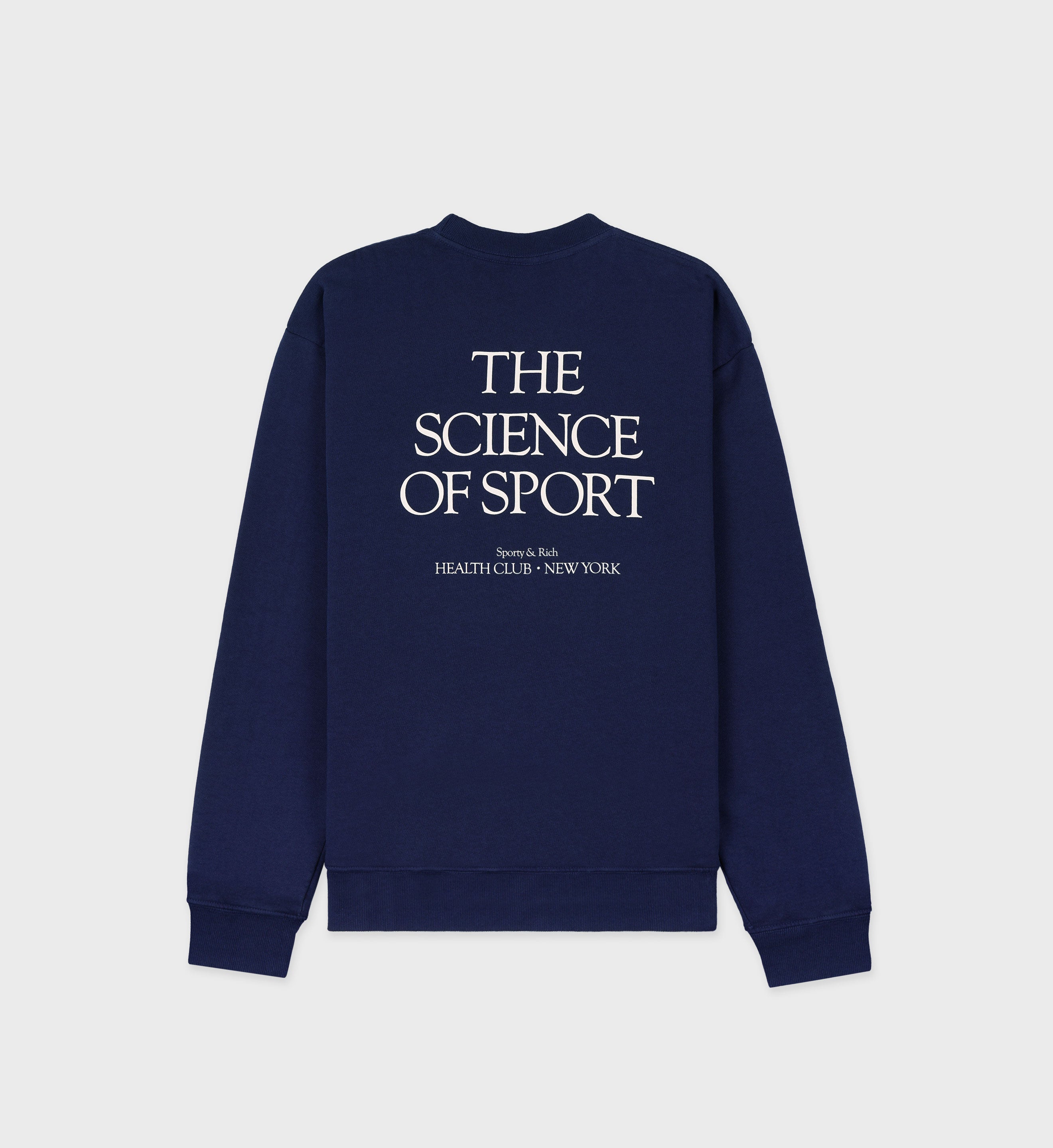 Science of Sport Crewneck - Navy/Cream – Sporty & Rich