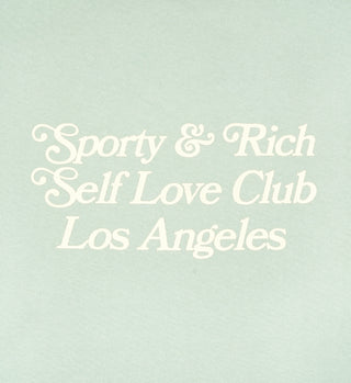 Self Love Club Crewneck - Jade/Cream