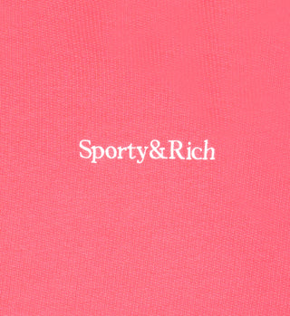 Serif Logo Soft Gym Short - Cotton Candy/White