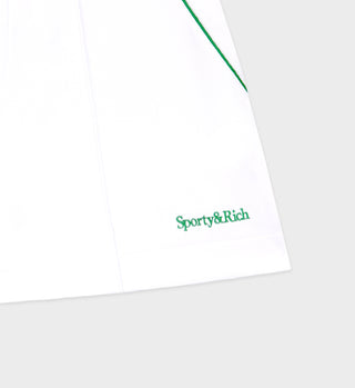 Serif Logo Borg Short - White/Verde