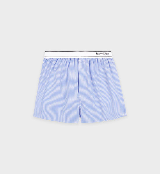 Serif Logo Boxer Short - Caribbean – Sporty & Rich