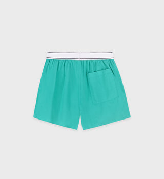 Serif Logo Boxer Short - Caribbean