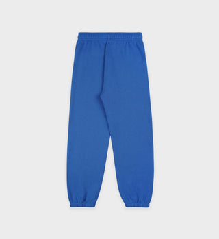 Serif Logo Kids Sweatpant - Paris Blue/White