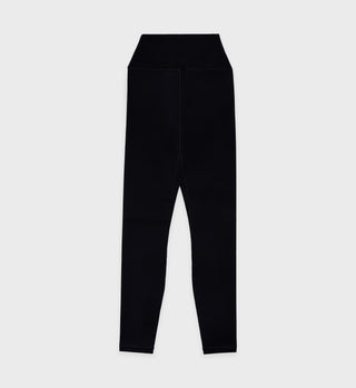 Serif Logo Legging - Black/White