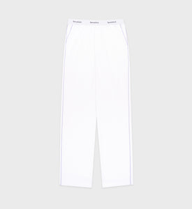 Serif Logo Pyjama Trousers - White/Lilac