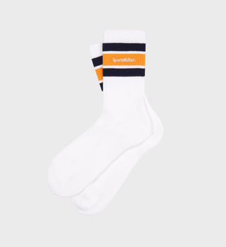 Chaussettes Serif Logo - Blanc/Or