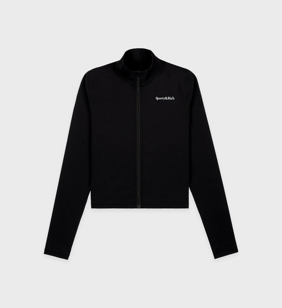 Veste sport Serif Logo - Noir/Blanc