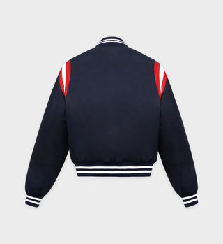 Veste Varsity Serif Logo - Marine/Blanc/Rouge