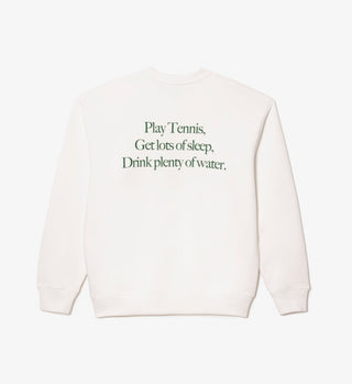 Play Tennis Crewneck - Farine/Green