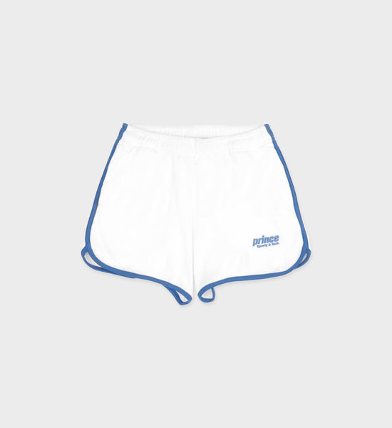 Prince Sporty Terry Short - White/Lapis