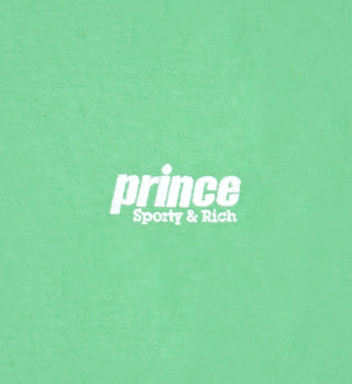 Prince Sporty Embroidered Disco Short - Clean Mint/White