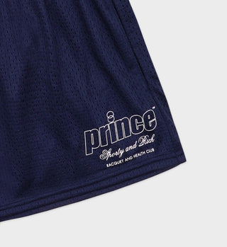 Prince Health Mesh Disco Short - Navy/White