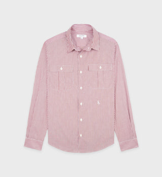 SRC Utility Shirt - Red Striped