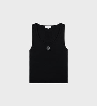 SRHWC Baby Rib Tank - Black/White