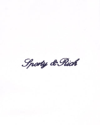 Signature Logo Kids Terry Short - White/Light Navy