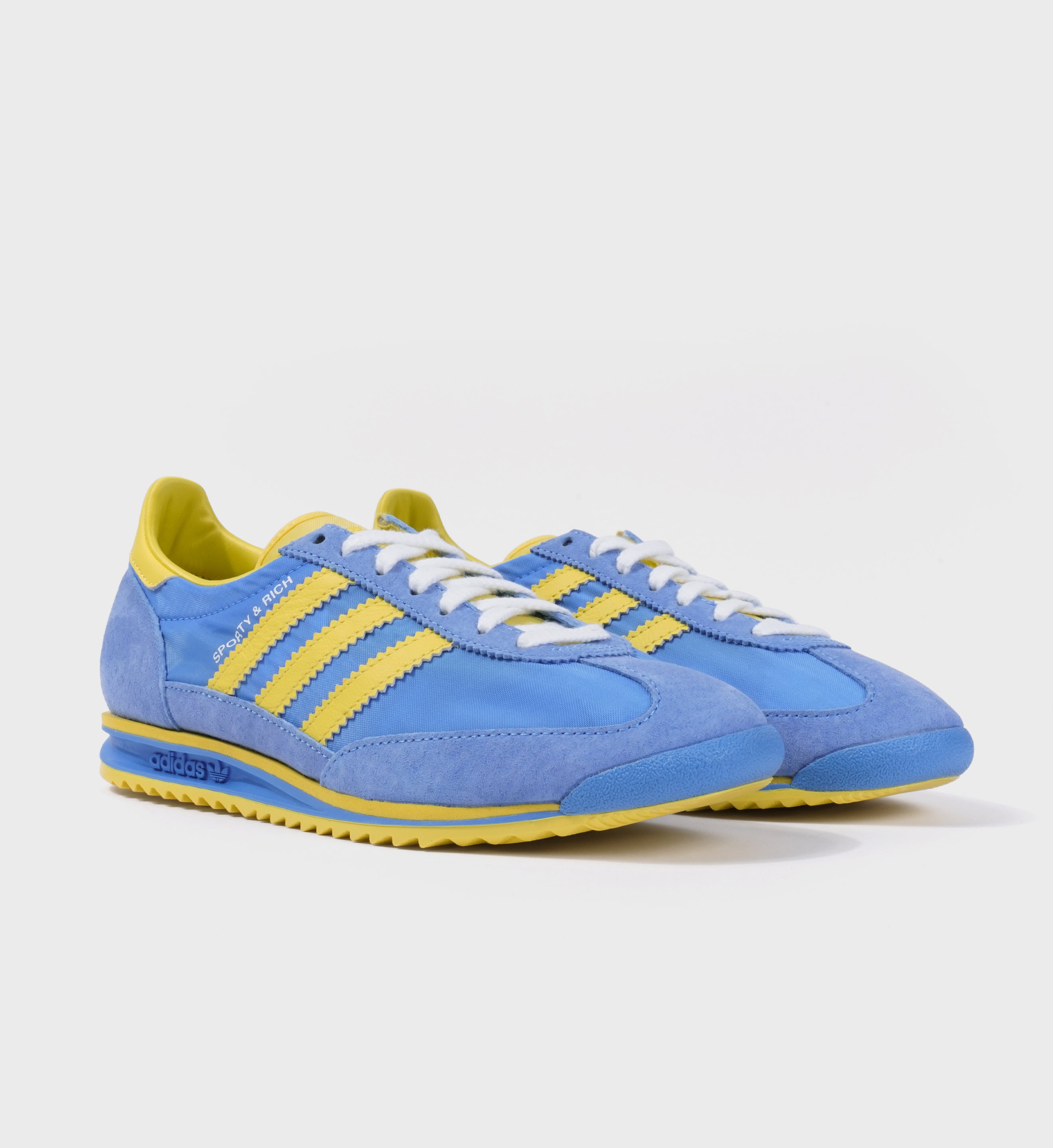 adidas x Sporty & Rich SL72 (Blue/Yellow/White), 5.5 adidas x Sporty & Rich SL72 (Blue/Yellow/White), 5.5