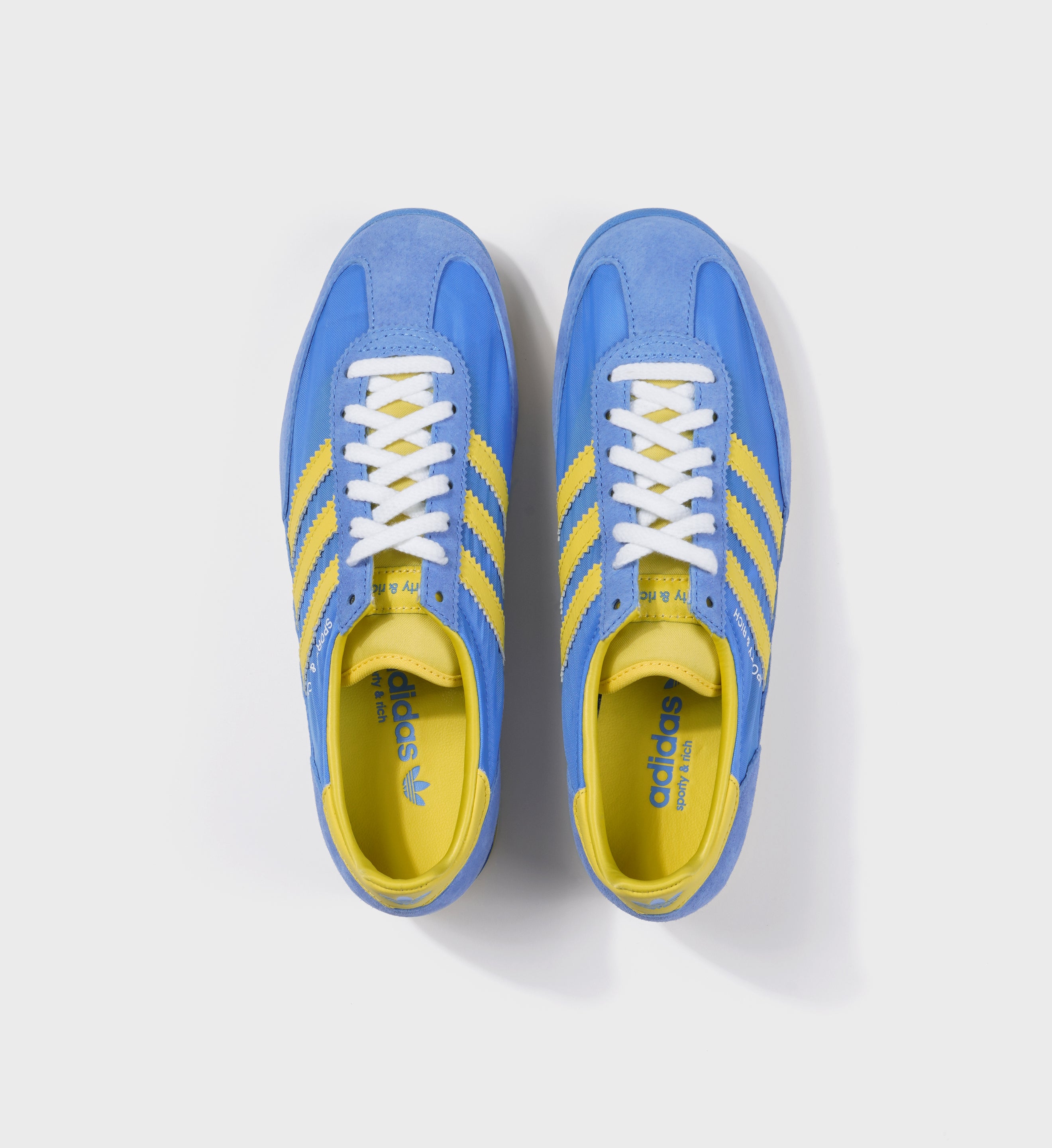 adidas x Sporty & Rich SL72 (Blue/Yellow/White), 5.5 adidas x Sporty & Rich SL72 (Blue/Yellow/White), 5.5