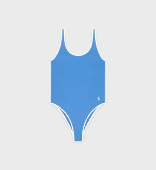Carla One Piece - Juniper/White