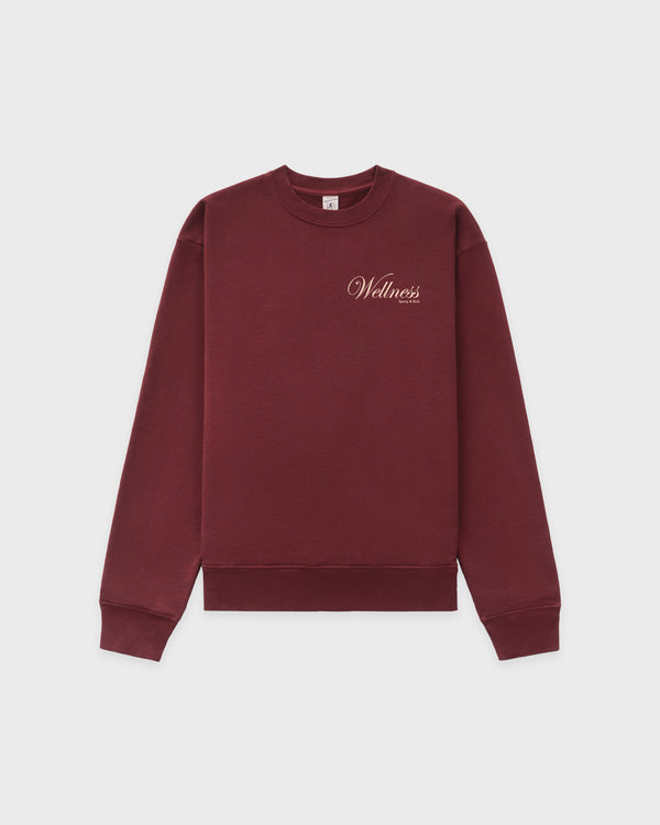 Soho Crewneck - Merlot/Cream