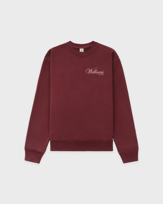 Soho Crewneck - Merlot/Cream