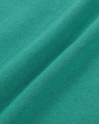 Spellout Embroidered Crewneck - Spring Green/Faded Black