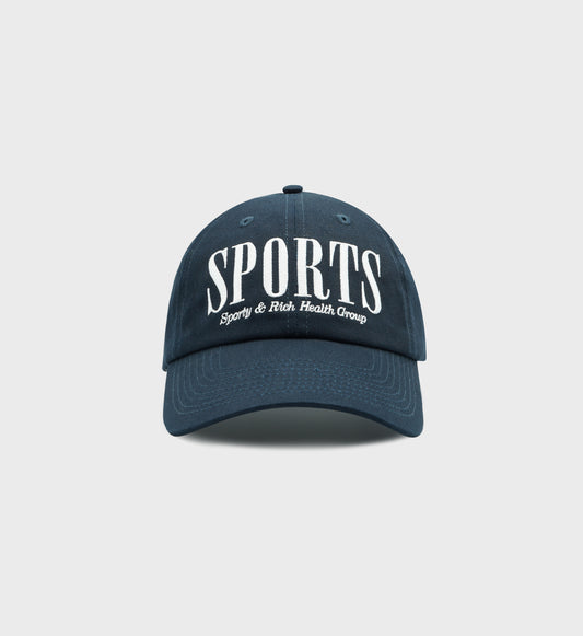 Sports Hat - Navy/White