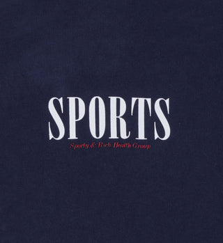 Sports Quarter Zip - Navy/White